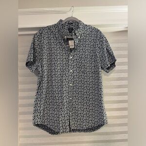 J Crew Flex Short Sleeve Button Down